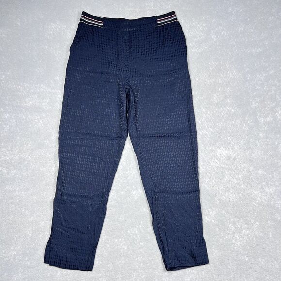 Anthropologie Pull On Trouser Women’s Size X-Small Navy Blue The Essential - Picture 2 of 10